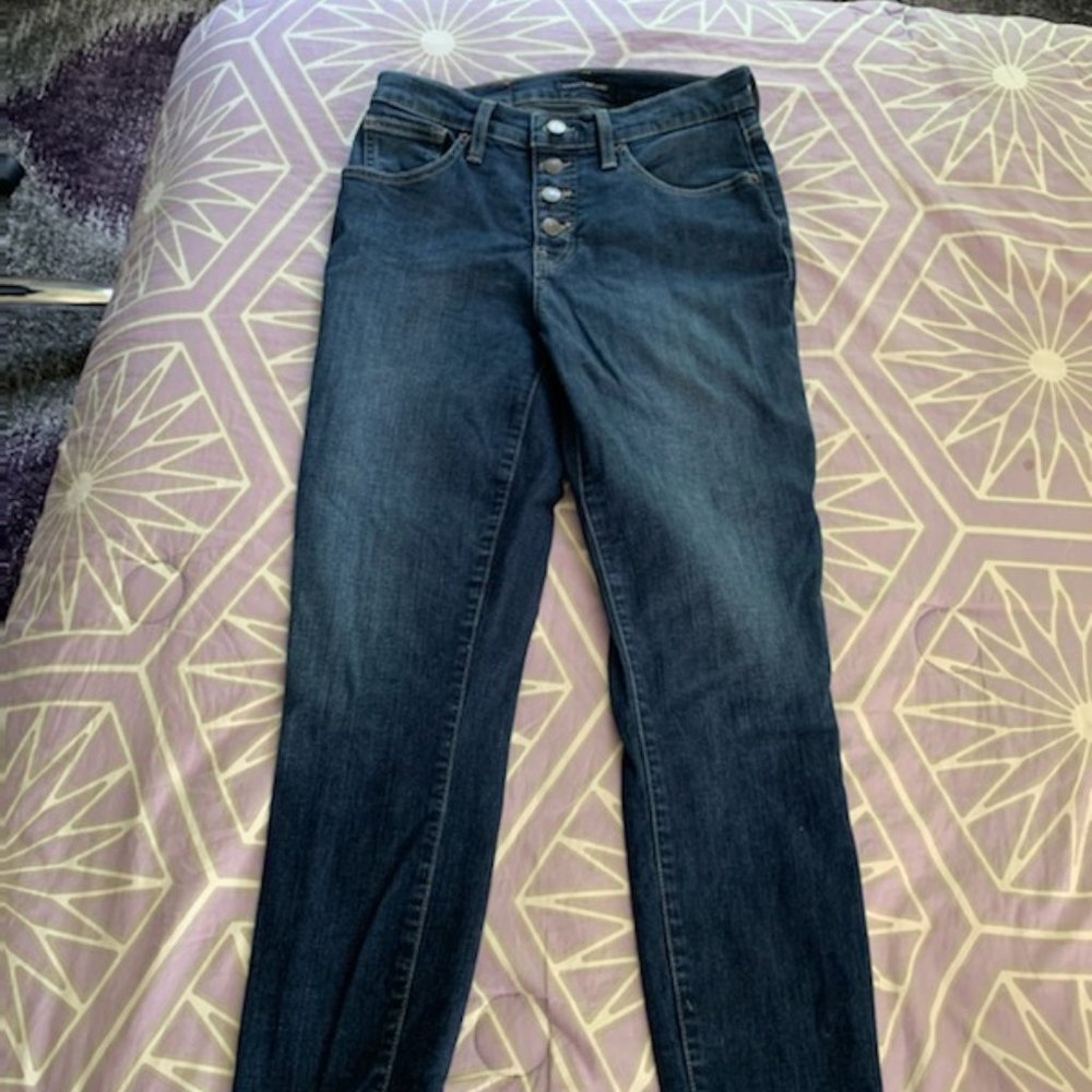 High Waisted Blue Jeans